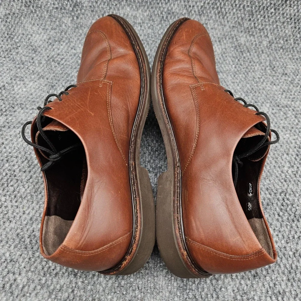 Mephisto Goodyear Welt (Men's Size 13) Brown Leather Derby Shoes Split Toe Dress